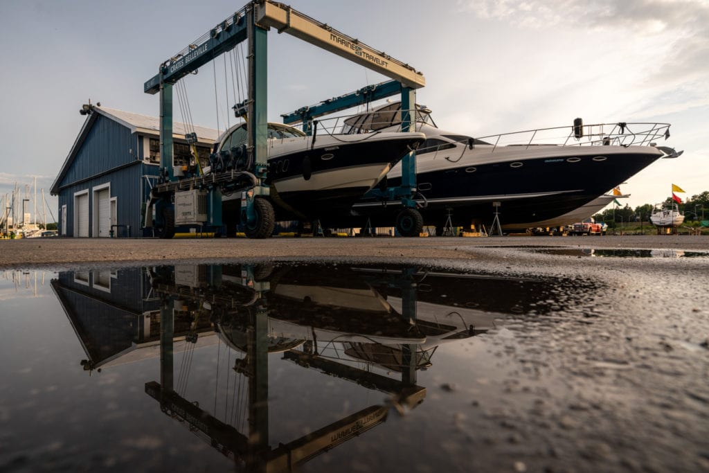 boat storage at crate marine