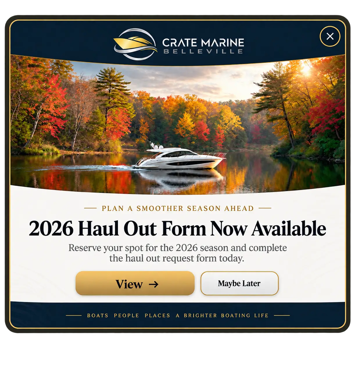 2026 Haul Out Form Now Available